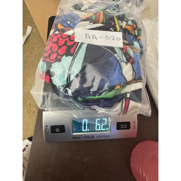 Boston Proper Multicolor‎ Fish Nautical Print Wrap Top Long Sleeve V-Neck Medium - Picture 7 of 7